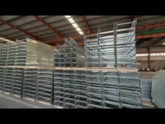 Scala d'acciaio d'argento personalizzabile per la gestione dei cavi resistenti al fuoco