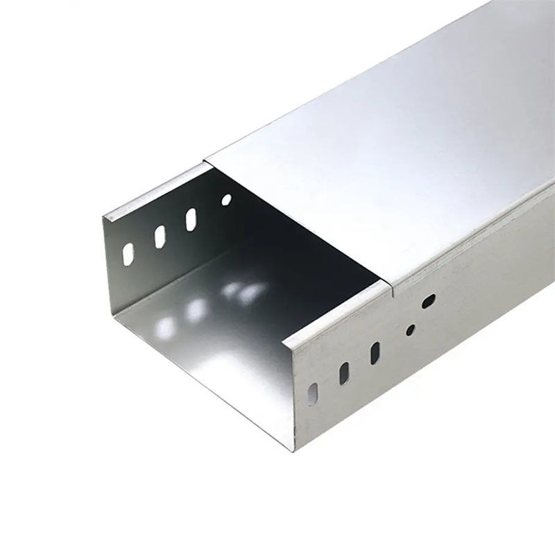 Cable tray in acciaio galvanizzato argento non infiammabile per parete/piano con resistenza alla corrosione