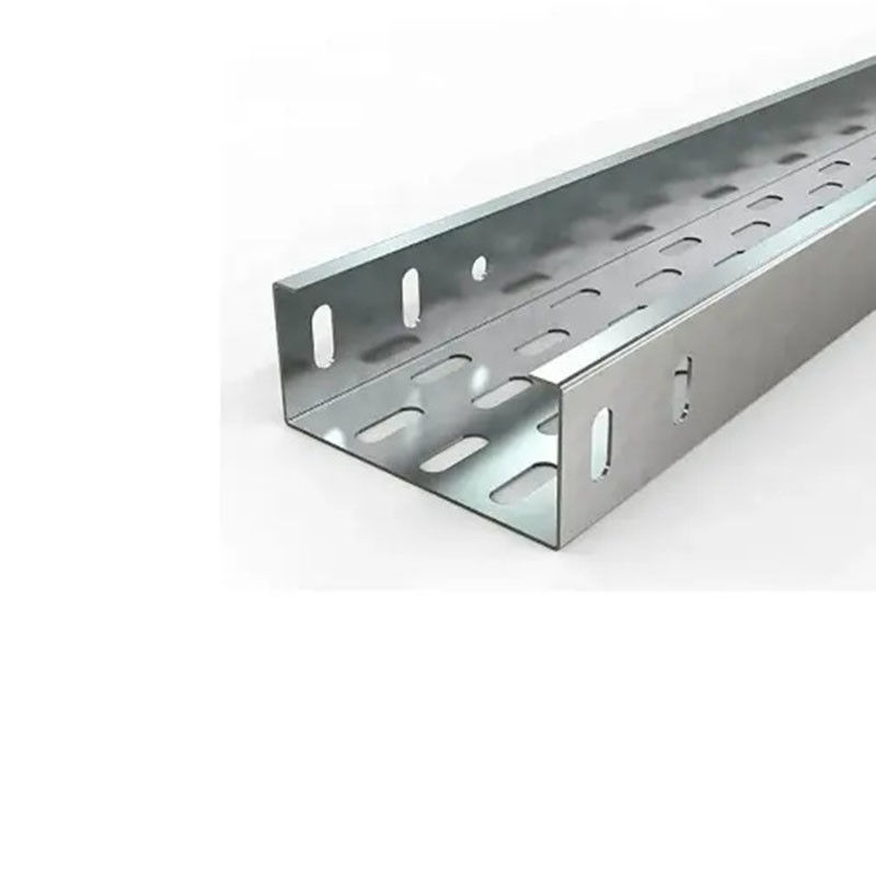 Cable tray in acciaio inossidabile con eccellente resistenza alla corrosione - montato/sospeso - colore argento