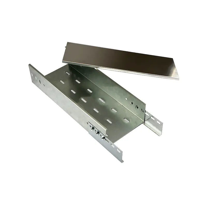 Cable Tray in alluminio rivestito in polvere di forma rettangolare facile installazione a costi accessibili