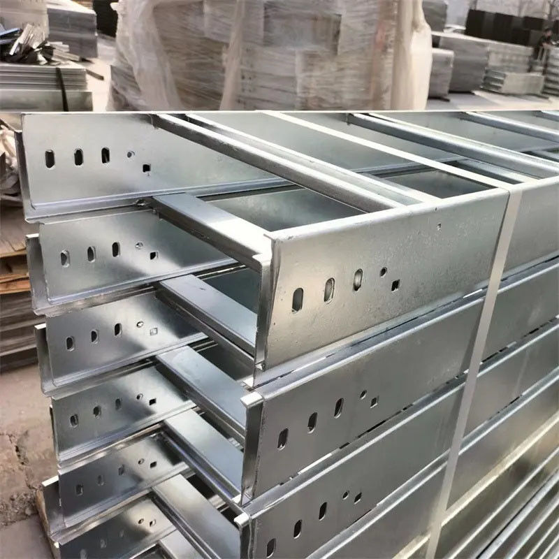 Cable tray in acciaio per lavori pesanti con lunghezza personalizzabile e design di tipo di slot certificato ISO 9001