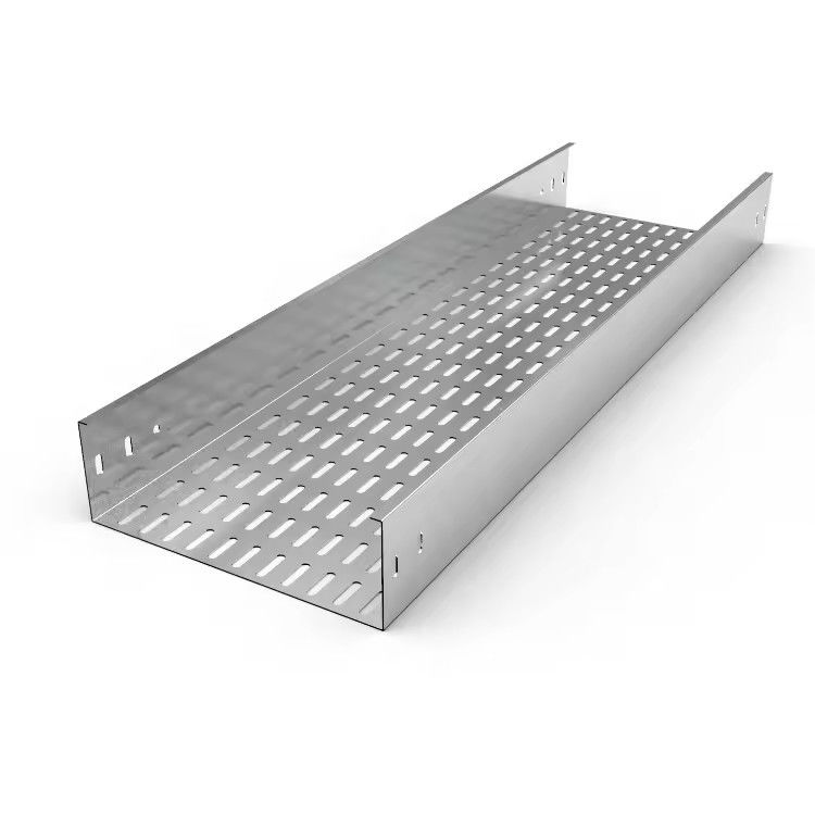 Cable tray galvanizzato resistente alla corrosione con cuscinetto personalizzato e accessori per un'installazione facile