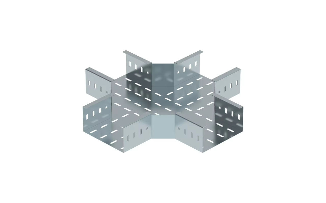 Cable tray galvanizzato resistente alla corrosione con cuscinetto personalizzato e accessori per un'installazione facile