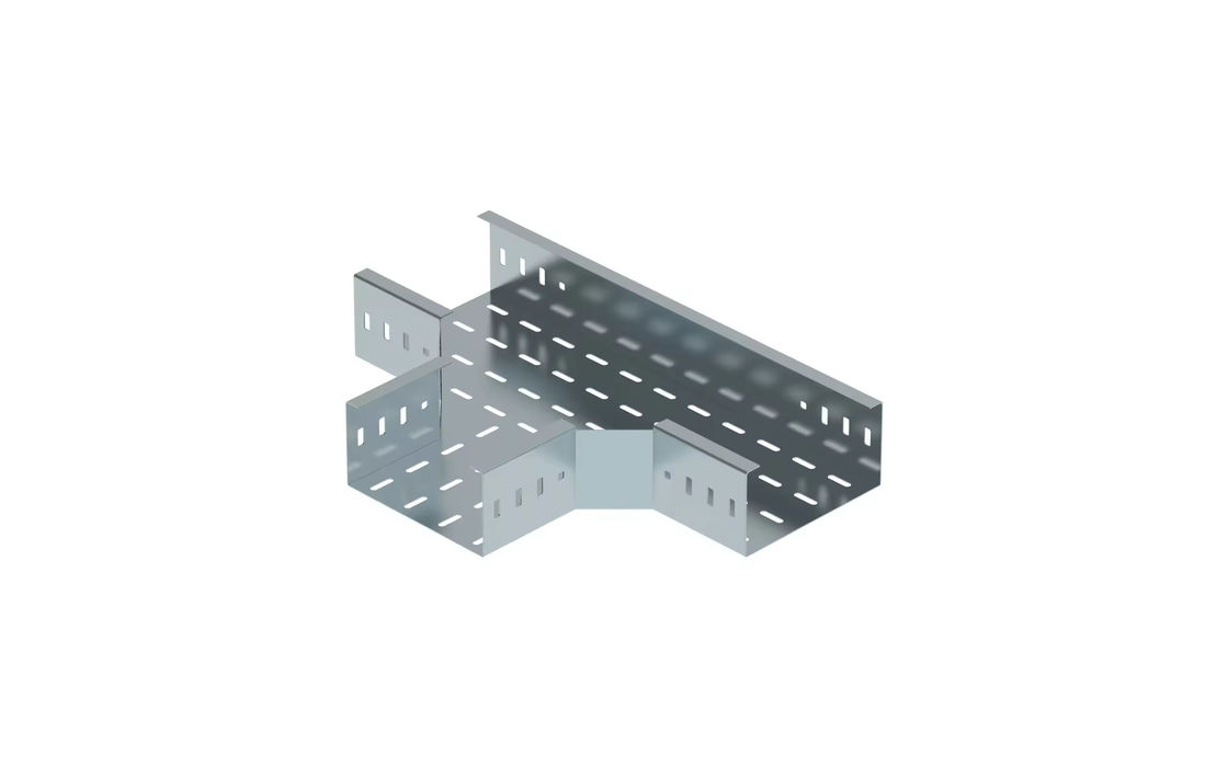 Cable tray di estrusione d'argento resistente alla corrosione da montare a parete o a pavimento per un'installazione facile