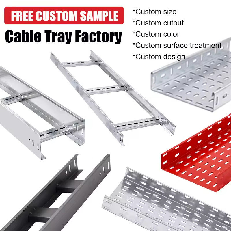 Cable Tray resistente alla corrosione in vetro con accessori