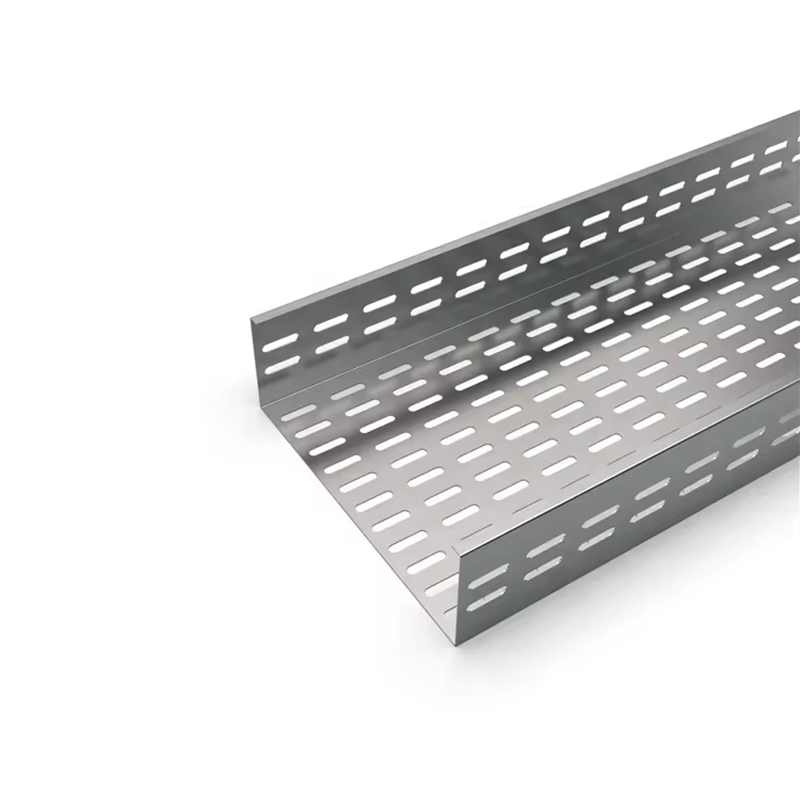 Cable tray in acciaio galvanizzato certificato ISO9001 per uso industriale e commerciale con costruzione in lega di alluminio